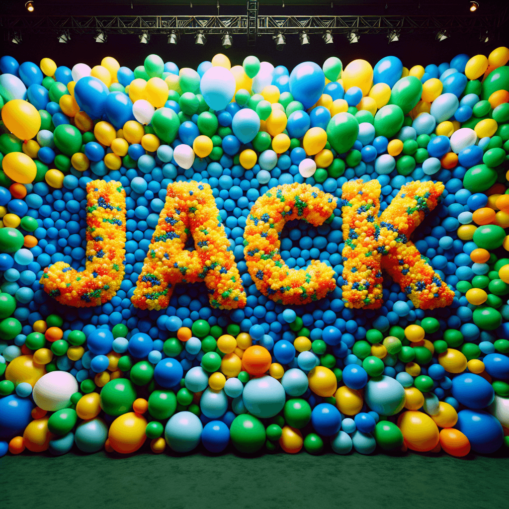 Custom Balloon Wall with Name