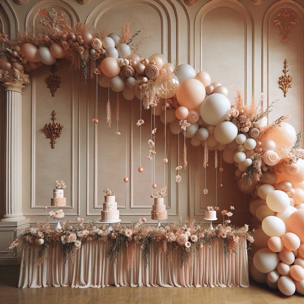 Floral Balloon Garland